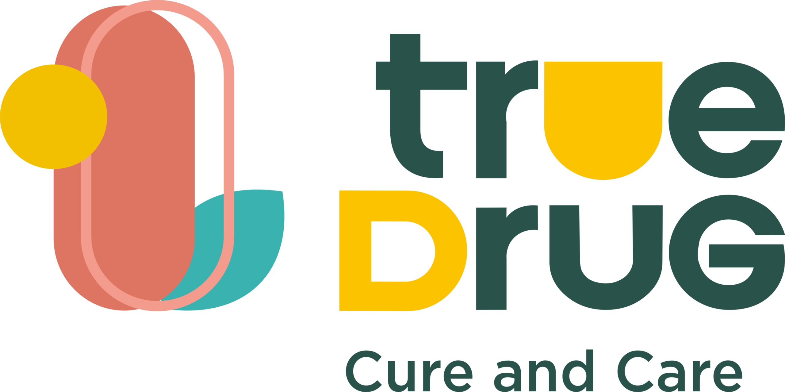 true drug logo with title